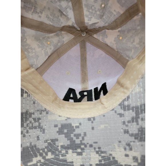 NRA National Rifle Association Digital Camo Cadet Hat Cap Adjustable Strap Back - Picture 3 of 4